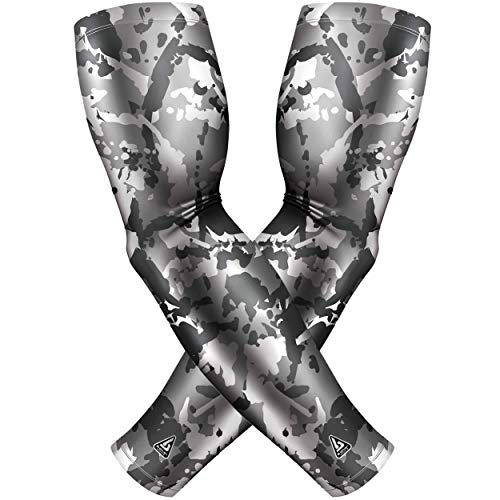 Image of B-Driven Sports Pro-Fit Compression Arm Sleeves - 1-Pair, 30+ Designs, Adult /Youth Sizes, for Athletic and General Purpose Use.