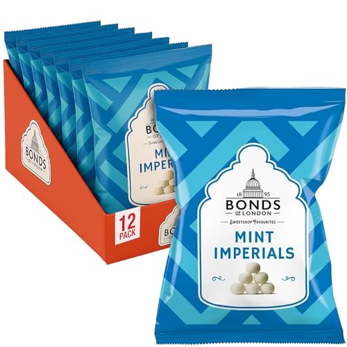 Bonds of London Mint Imperials Bags 105 g (Pack of 12)