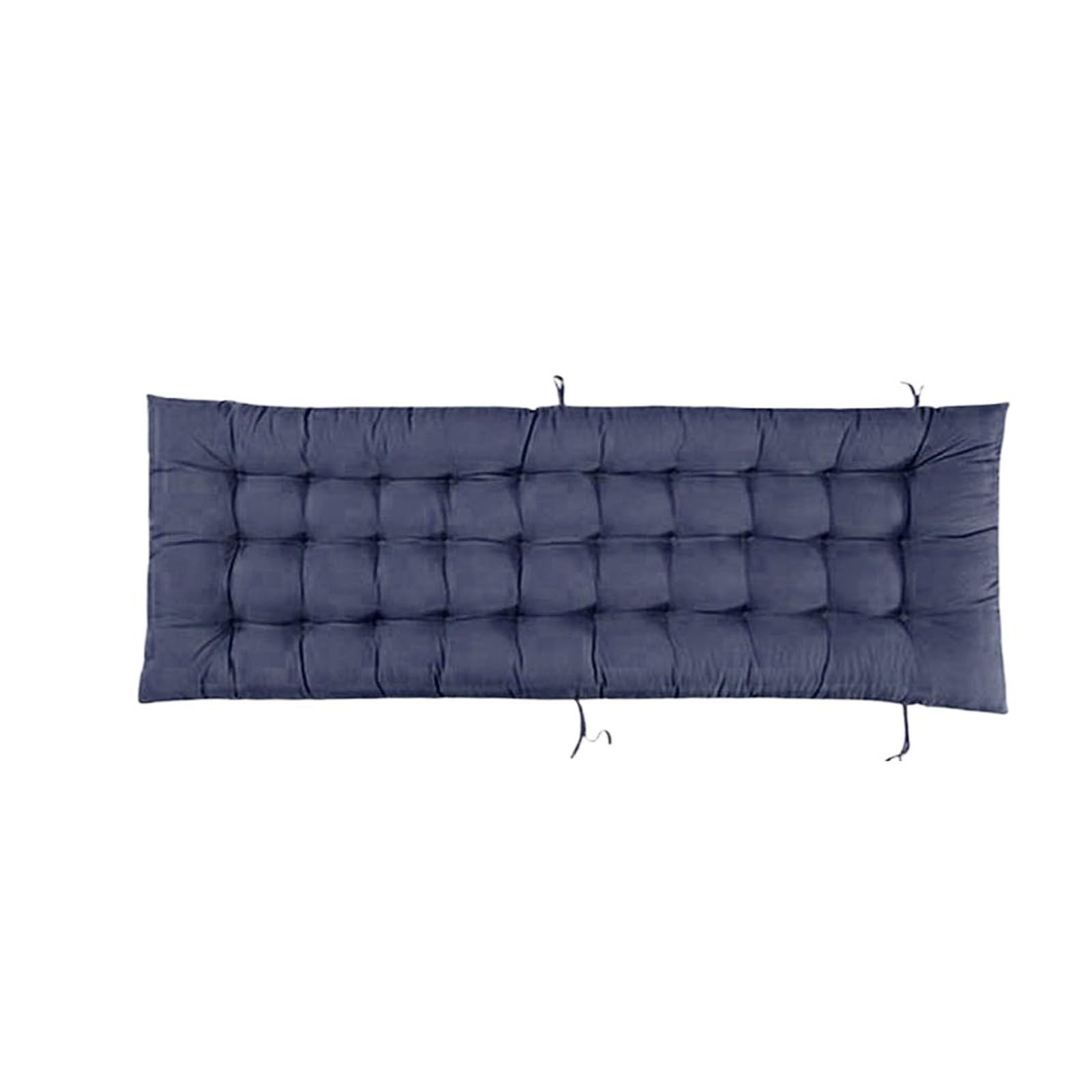 QAUUCP Bench Pad Cushion Outdoor Chair Cushions Sun Lounger Cushion Pad Garden Recliner Seat Pads(Dark Blue)