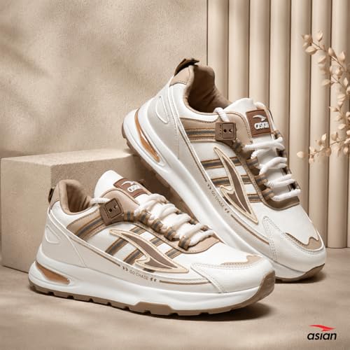 Image of ASIAN Python-01 Men's Casual Sneakers | Durable Synthetic Upper, Lace-Up Fit, Lightweight Comfort Shoes