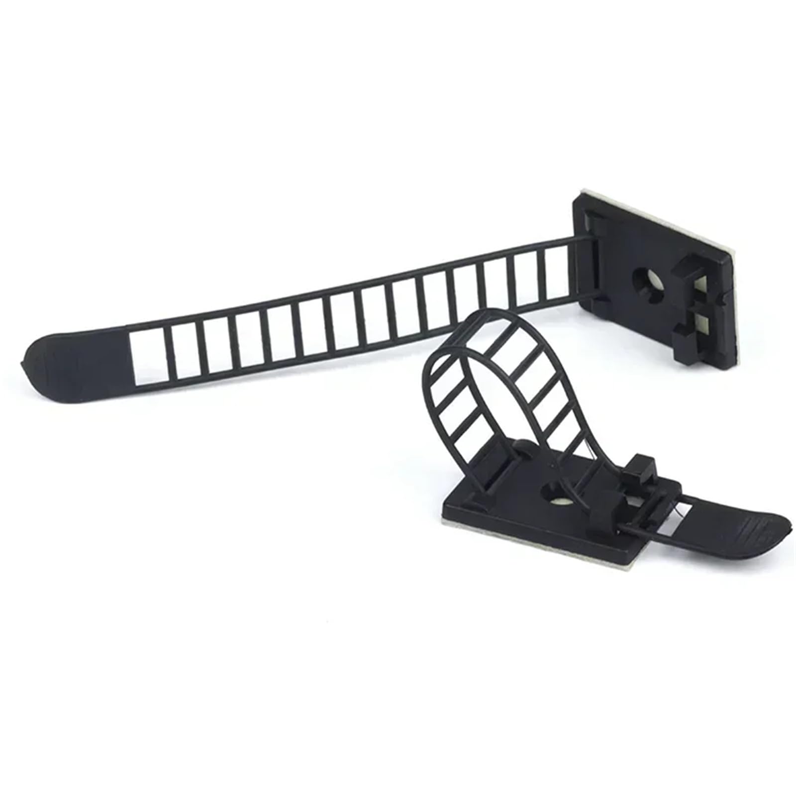 Fascette fermacavi 10 ~ 100 pz Clip per cavi Autoadesive Morsetti per cavi Linea Tie Fisso Regolabile Car Cord Holder CL-1 CL-2 CL-3 Bianco Nero