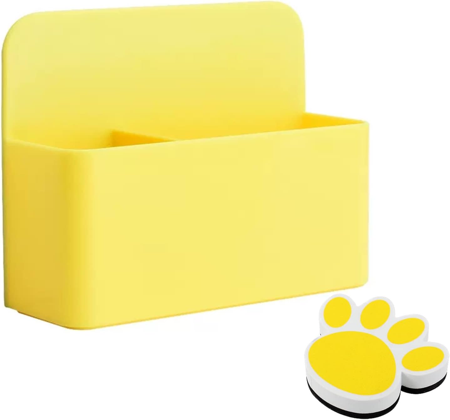 Picassosky 1 Pack Dry Erase Marker Holder,Yellow Marker Holder for