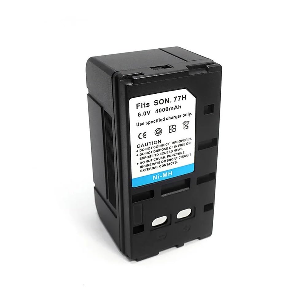 Amazon | 4000mAh NP-77H 交換用 Ni-Mh カメラバッテリー、Sony NP-66