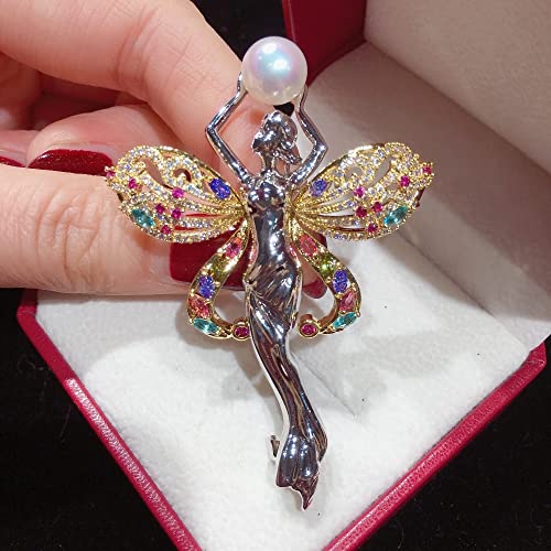 Broche dorée délicate anti-glisse pour fixer vos vêtements - 3