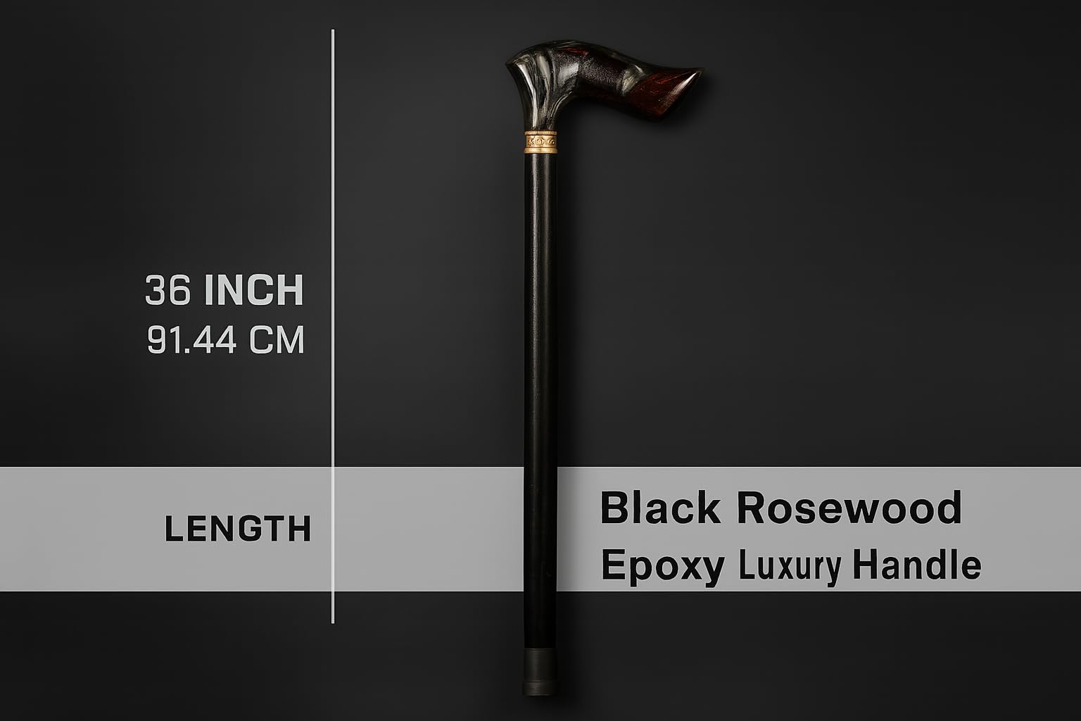 Bastón de madera de rosa hecho a mano para hombres y mujeres, bastones de madera de rosa para personas mayores, bastones hechos a mano