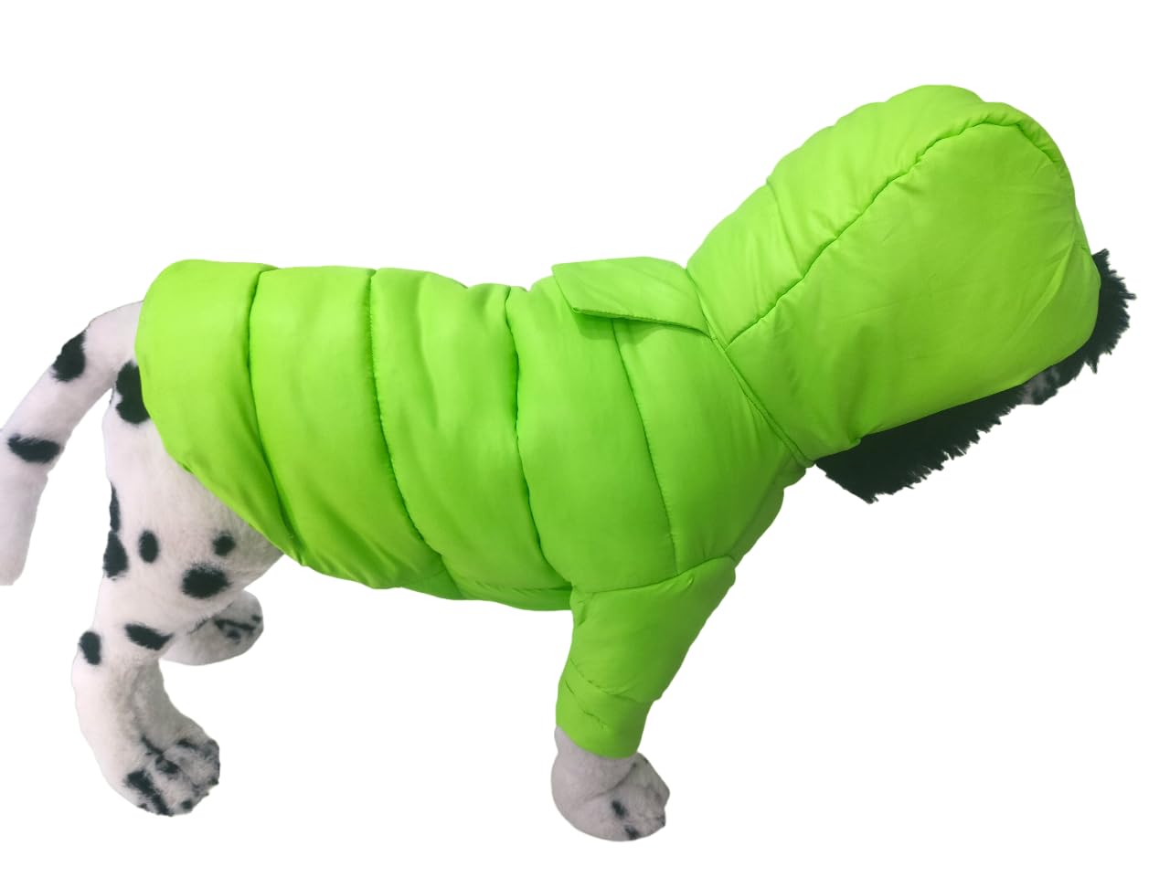Dog Puffer Jacket Winter Puffer Jacket Coat Pet Apparel Waterproof Our Dog Jackets are Practical and Stylish(Neon-Green Hooded with Sleev) (18) (B0CP282X2G) Amazon Price History, Amazon Price Tracker