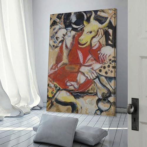 Marc Chagall My Betrothed toile impression d'art 50x75cm