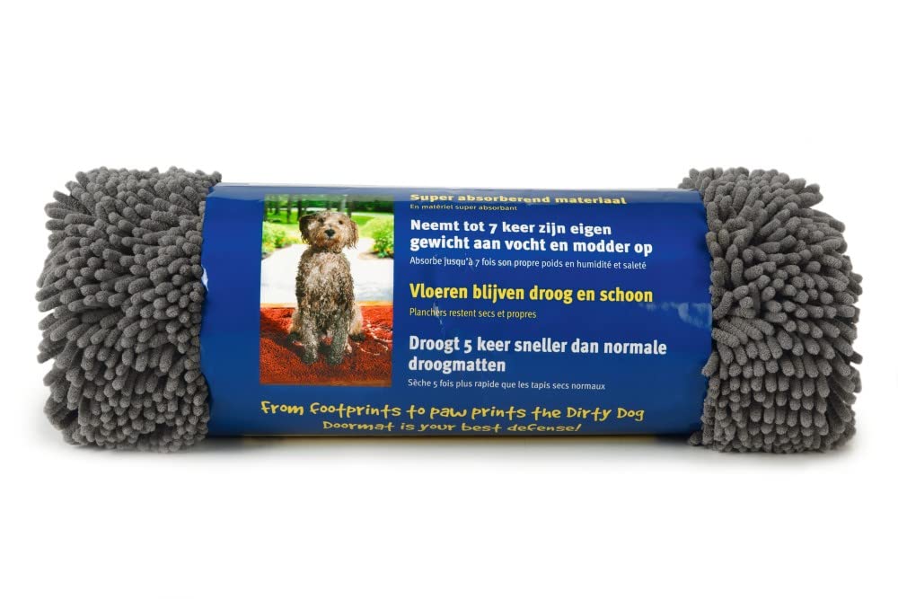 Beeztees DGS Dirty Dog Paillasson Gris L 90 cm l 66 cm