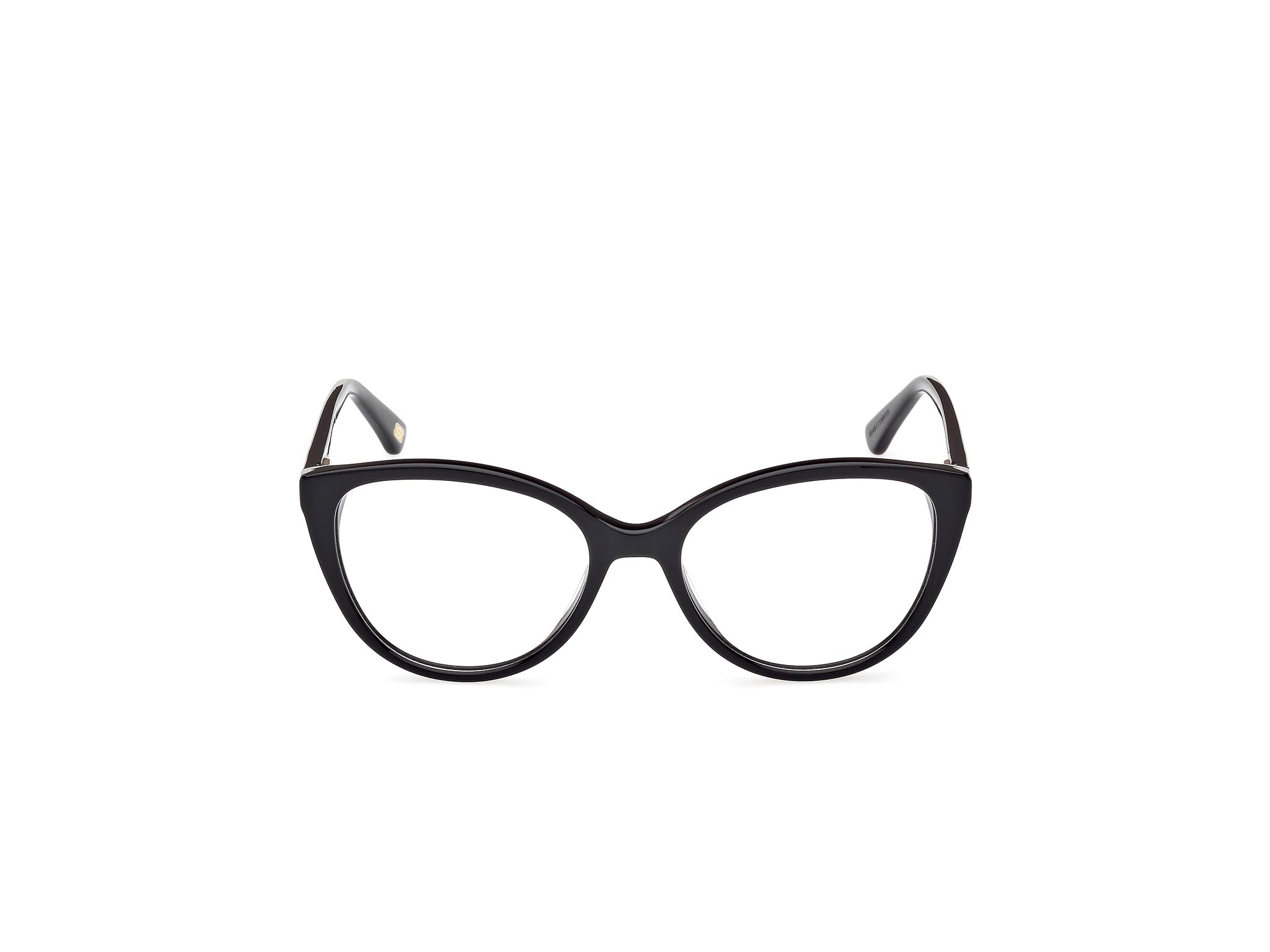 Skechers Brille mit Sehstärke für Damen optional mit Sonnenbrillentönung oder Blaulichtfilter, Katzenauge, gefertigt aus Acetat, Modell: SE2215 (inklusive Brillenetui)