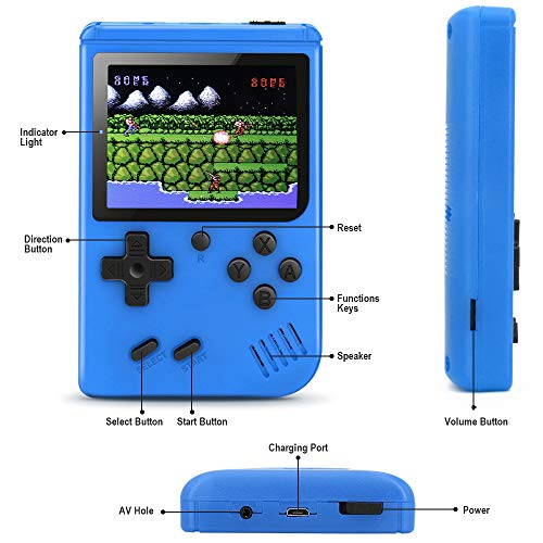 image for Plump Tiger Hand-held Game Console, Retro Video Games Player with 520 