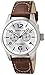 Invicta Men's 0765 II Collection Silver Dial Brown Leather Watch