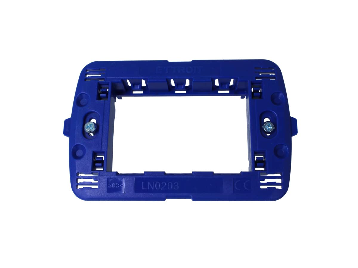 Supporto Placche BTicino Living 3 Moduli | Grigio | Confezione Da 2 | Per Interruttori E Prese - Foto 3