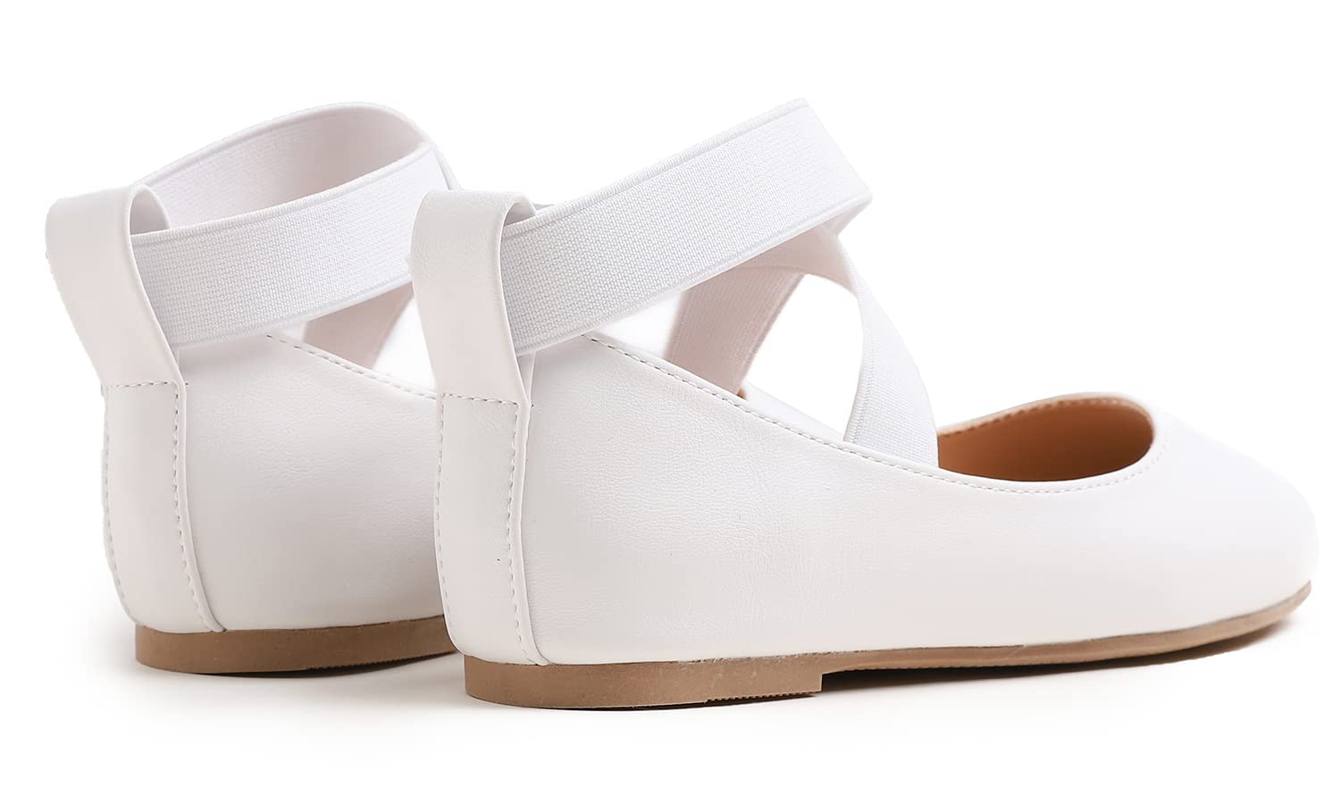 Feversole Elastic Belt Bailarinas Niña de Vestir - Zapatos Cómodos para Ceremonias - Ballet Flats