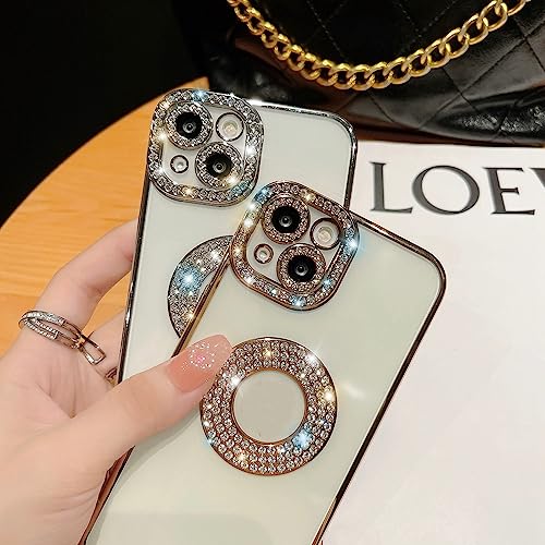 Coque iPhone 14 Pro transparente anti rayure diamant silicone