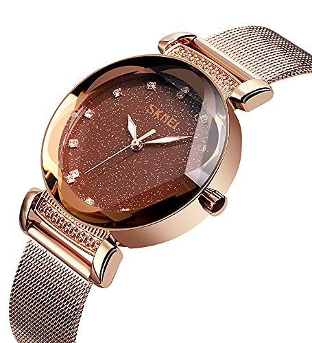 Montre à quartz tendance chic GOSASA design classique en acier durable - 3