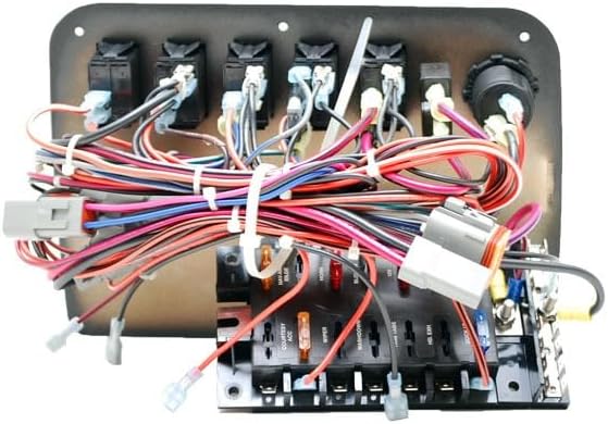 Premier Pontoon Boat Switch Panel K-388-007 | 10 x 7 Inch Aluminum