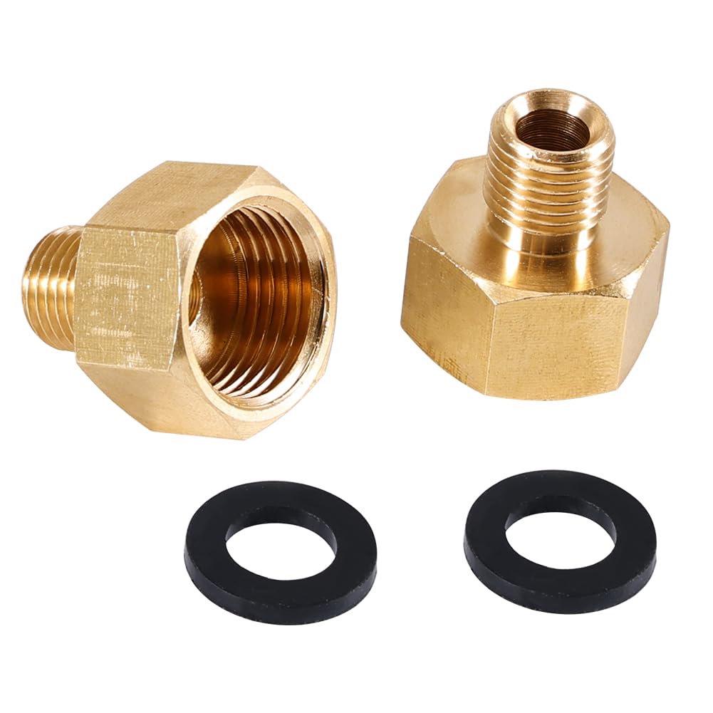 Gas Adapter 1/2" IG Rechts Auf 1/4" AG Links – Messing-Verbinder Für Gasherd, Campingkocher & Co. – Inkl. Dichtung Gas Adapter 1/2" IG Rechts Auf 1/4" AG Links – Messing-Verbinder Für Gasherd, Campingkocher & Co. – Inkl. Dichtung