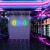 Arcade Neon Sign, Retro 3D Ghost Arcade Game LED Neon Light Sign, Handmade Aesthetic Cool Arcade Theme Night Lamp for Game Room, Kid's Bedroom Man Cave Party Birthday Gift Basement Home Bar Club #5