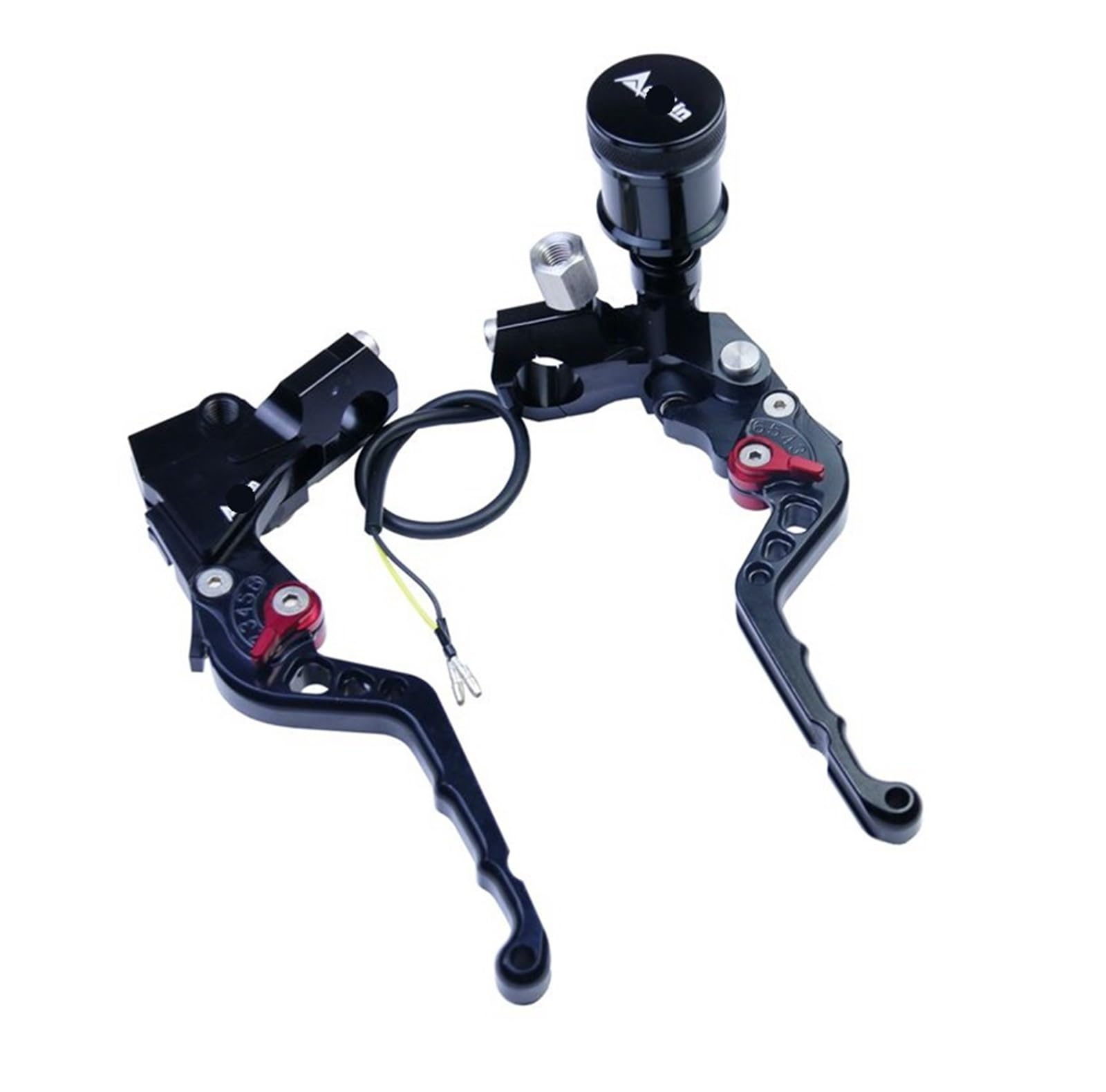 YWQJIOPM Motorcycle Brake Clutch Lever Clutch Master Cylinder Brake Universal 22mm Motorcycle Fluid Reservoir Set Brake Clutch Handle Brake Clutch Lever