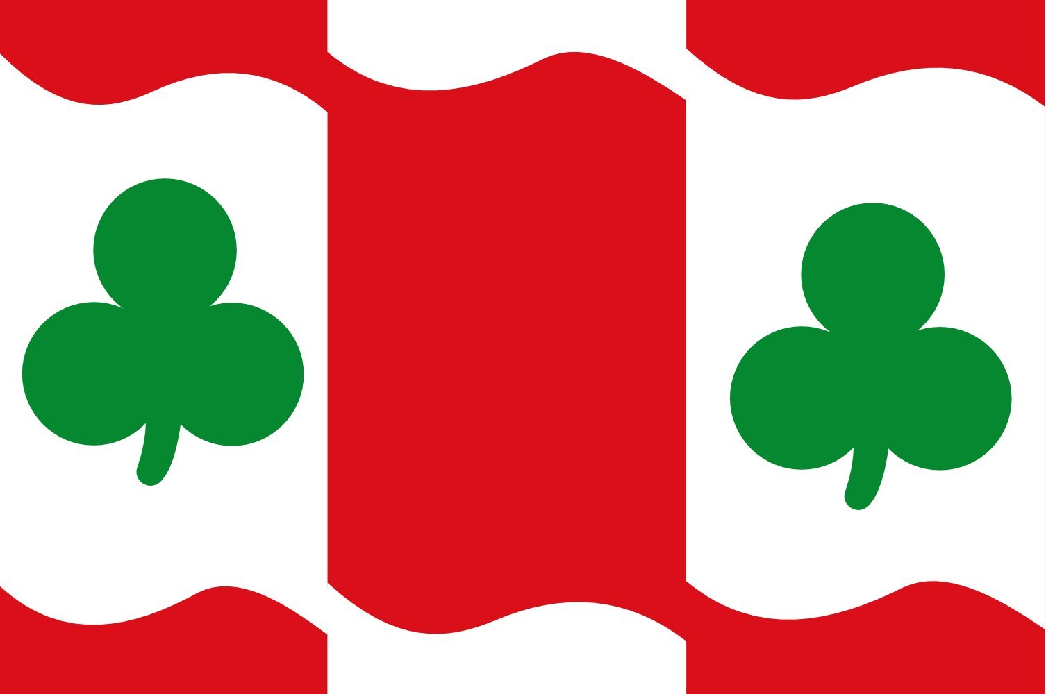 Grand drapeau Húns vlag du village de Frise grand format pour mât