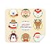 Circle Merry mas Snowman Festival Cleaning Cloth Screen Cleaner 2pcs Suede Fabric