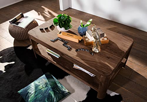 Table Basse 120x70cm - Bois Massif de Palissandre huilé - Toronto #105