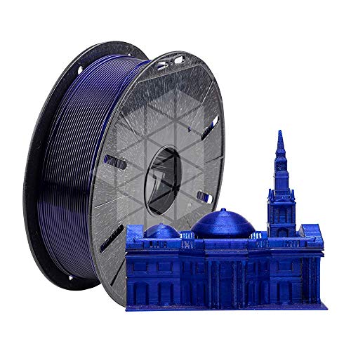 Image of Tesseract Premium PLA + 1.75mm 3D Printing Filament | Dimensional Accuracy + /- 0.03mm | Compatible with Most FDM Printers | 1 KG 3D Printer Filament - PLA Glass Blue (Quantity 1)