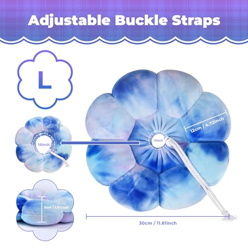 Image of Adjustable Dog Cone Collar, Soft Dog Elizabethan Collar Recovery E Collar After Surgery, Recovery E-Collar for Kittens /Puppies and Cats Recovery