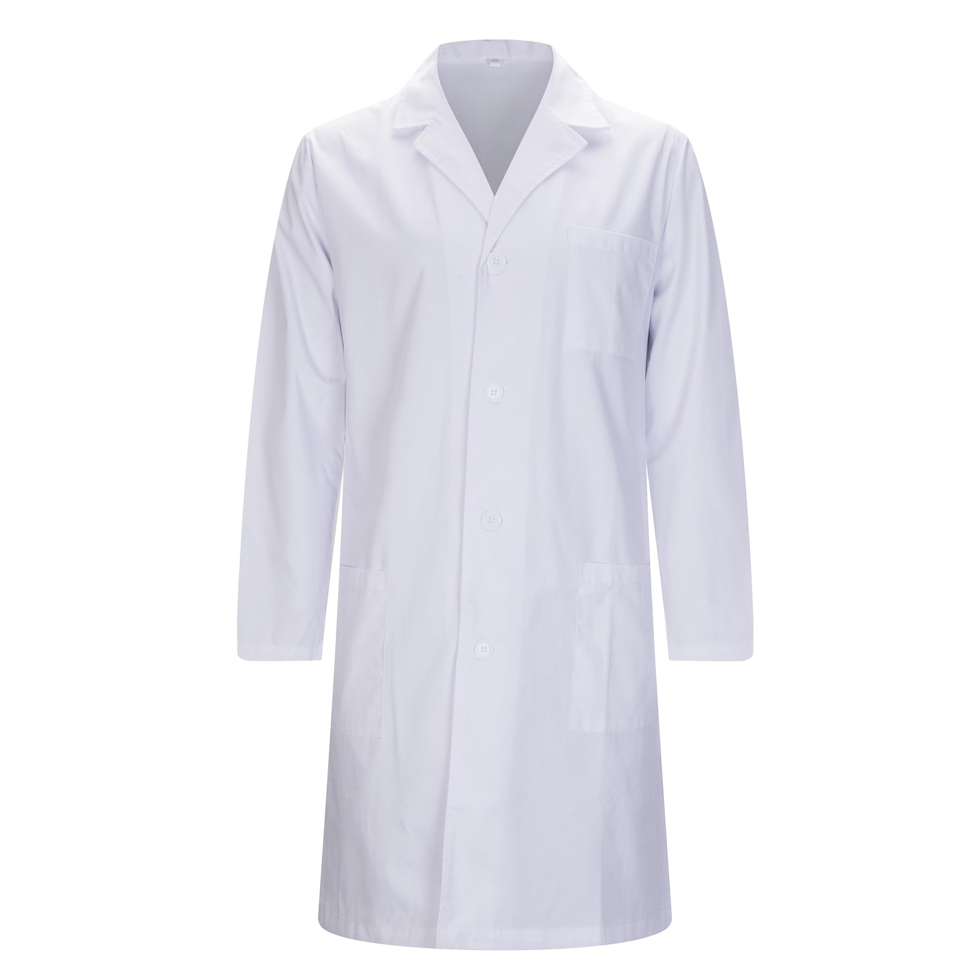 Bata Laboratorio Unisex Hombre Mujer Blanco 1816