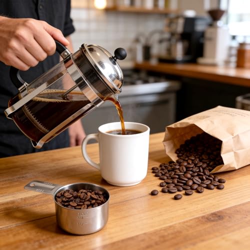 Vaso medidor de acero inoxidable 240 ml 1 taza miniatura 3