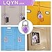 Combination Lock, LQYN Standard Dial Combination Lock, Pack of 12; Purple Turnplate, 2 in. Wide, Fixed Three Digital Combination, for School, Gym & Locker, Toolbox, Gate
