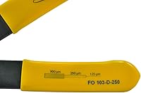 Vista 8 de Miller Pelacables de fibra óptica de doble orificio serie FO 103-D para técnicos de trabajo, electricistas e instaladores, apertura en forma de V