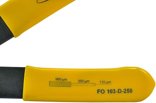 Miniatura 8 de Miller Pelacables de fibra óptica de doble orificio serie FO 103-D para técnicos de trabajo, electricistas e instaladores, apertura en forma de V,