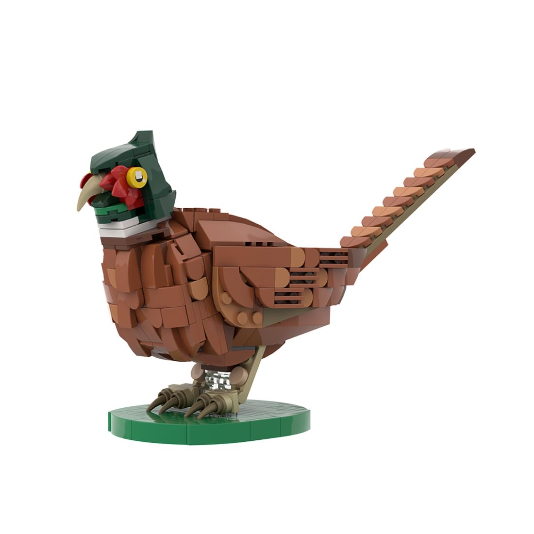 MOC-183592 Zestaw klocków z podstawą, model o tematyce zwierzęcej, zestaw do budowania dla dorosłych, dekoracja domu i biura, prezent dla niej lub dla niego (379 sztuk)