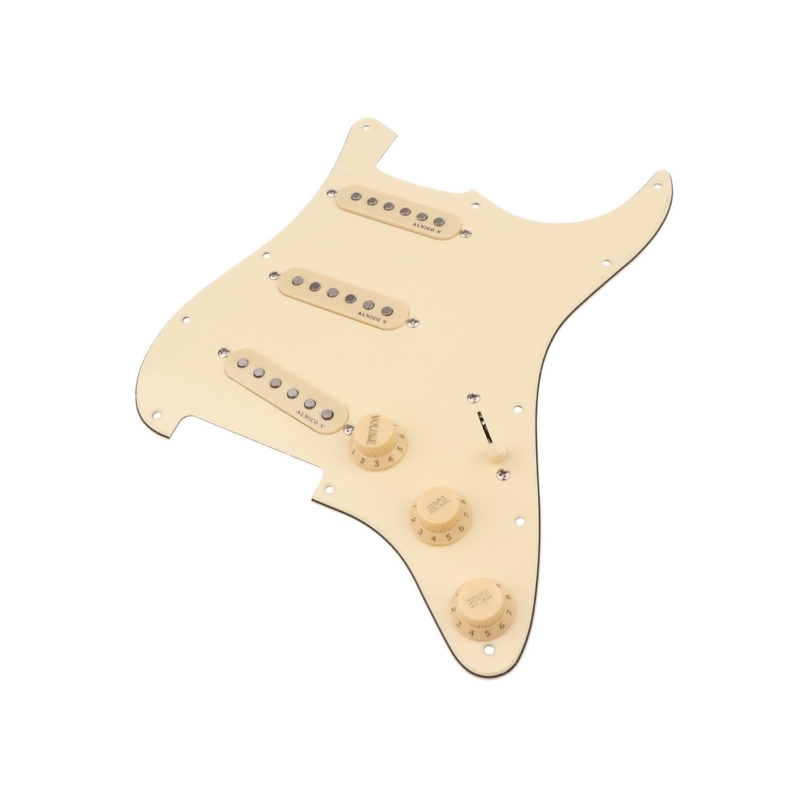 Pickguard Do Gitary Elektrycznej 3warstwowe Przetworniki SSS Wired Pickguard Do Gitary Elektrycznej W Stylu Vintage