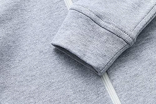 Image of Owlivia Organic Cotton Baby Boy Girl Zip Up Sleep N Play, Footless, Long Sleeve (Size 0-18 Month)