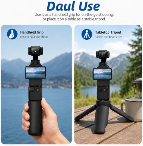 Image of Mini Tripod for DJI Osmo Pocket 3, 4 and 4P, Tripod de Escritorio