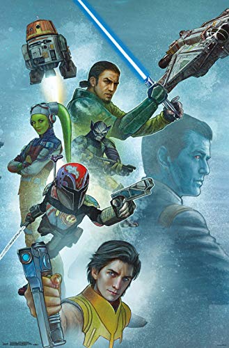 Trends International Star Wars: Rebels - Celebration Mural, 22.375" x 34", Premium Unframed
