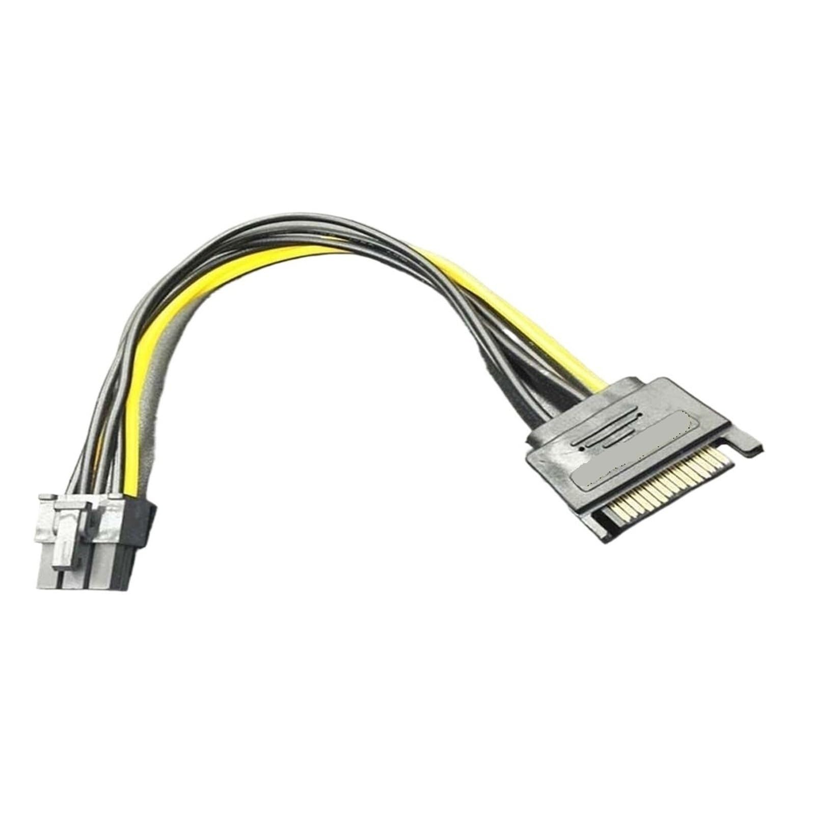 Generico Cavo di alimentazione misto SATA 15 pin‑6 pin