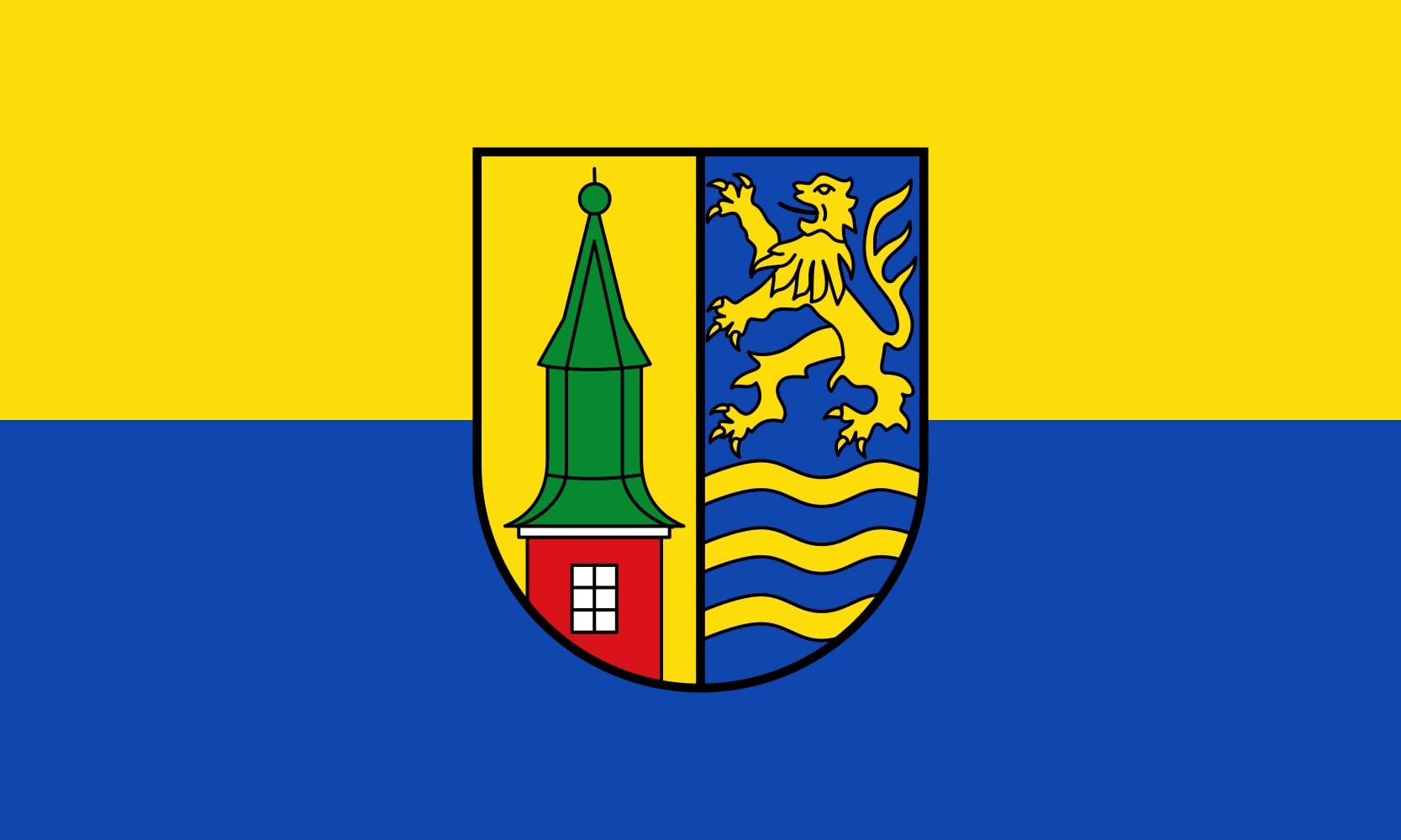 Drapeau de Sande haute résistance pour mât de municipalité