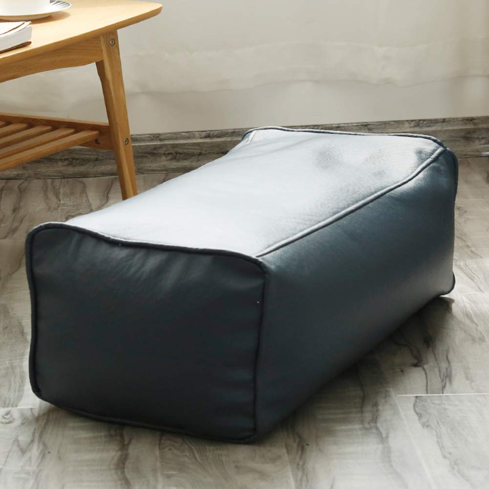 Tabouret de canapé bleu encre pour sublimer la décoration de votre salon moderne