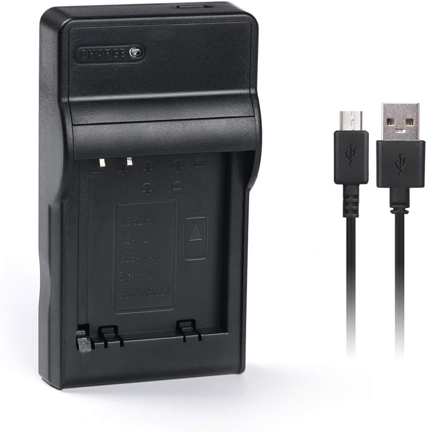 NB-6L NB-6LH Slim USB Battery Charger for Canon PowerShot ELPH S200 S90 S95 SX170 SX240 SX260 SX270 SX280 SX500 SX510 SX520 SX530 SX60 SX600 SX610 SX700