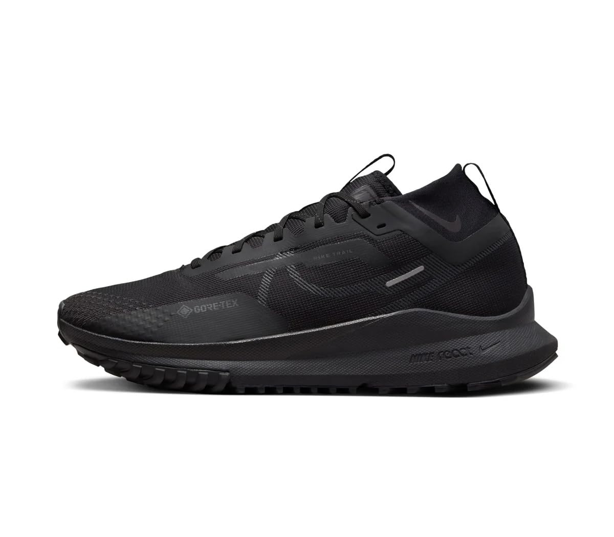 NIKE React Herren Pegasus Trail 4 Gore-Tex V2 Sneaker, Schwarz 