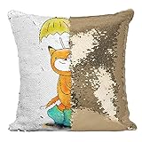 Sequin réversible avec un coté imprimé et l'autre brillant