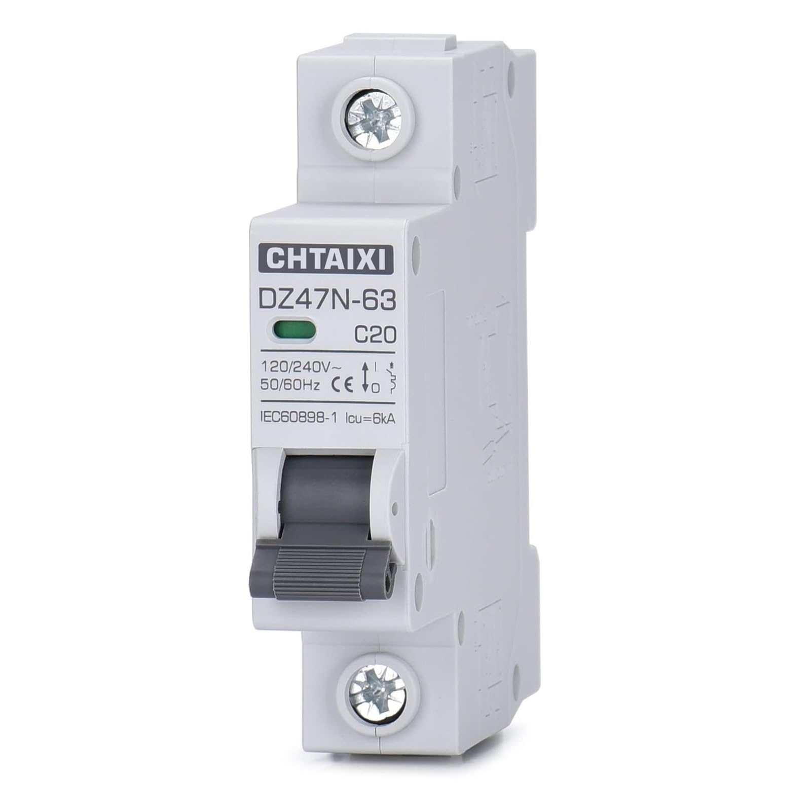 Disjoncteur miniature CA 20A pour sécuriser le réseau solaire