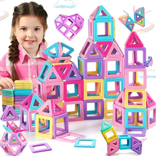 Magnetische Bausteine Spielzeug Ab 3 4 5 6 7 Jahre Jungen Mädchen...