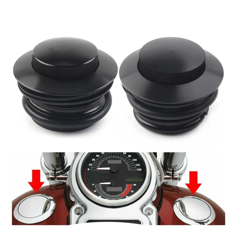 Kraftstofftank Deckel Motorrad Links Rechts Gewinde Flush Pop Up Tankdeckel Kraftstoff Tank Abdeckung Für Ha&rley Motorrad Kraftstoff Gas Tank Abdeckung Kappe