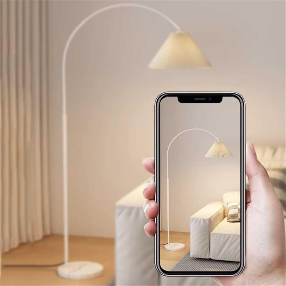 Piantana Lampada da Terra Lampada da Terra a LED dimmerabile for Soggiorno, Ufficio, lampade con Paralume e Telecomando, for camere Letto Lampada da Terra