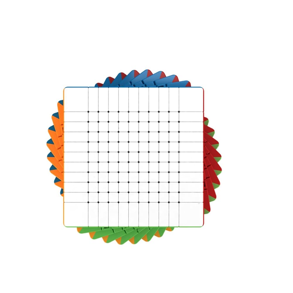 XMDCuber Moyu Meilong 11x11 Speed Cube Stickerless, 11x11x11 Magic Cube Puzzle, 90mm Large Size, High Challenge Education Toys