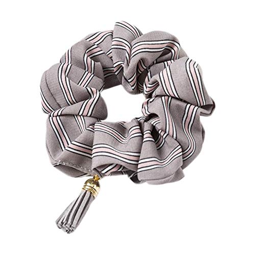 Preisvergleich Produktbild Beeria Haargummi, gestreift, einfache Haargummis, weibliche Haarschmuck